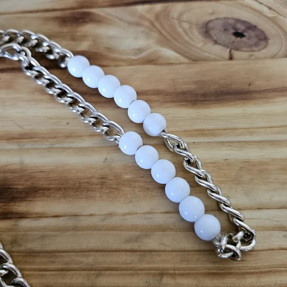 Vintage 1960's Lucite Plastic Beaded MCM Mod Minimalist Purse - Picture 2 of 5